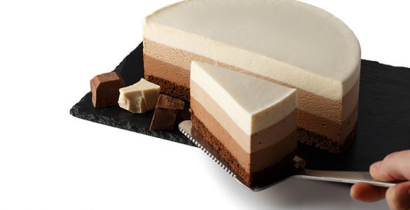 Receta de la tarta tres chocolates en Thermomix - Apréndete