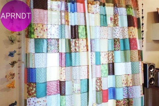 cortinas con patchwork