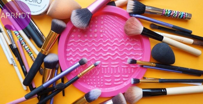 limpiar las brochas de maquillaje