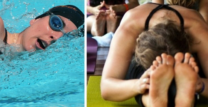 Beneficios del yoga antes y después de nadar